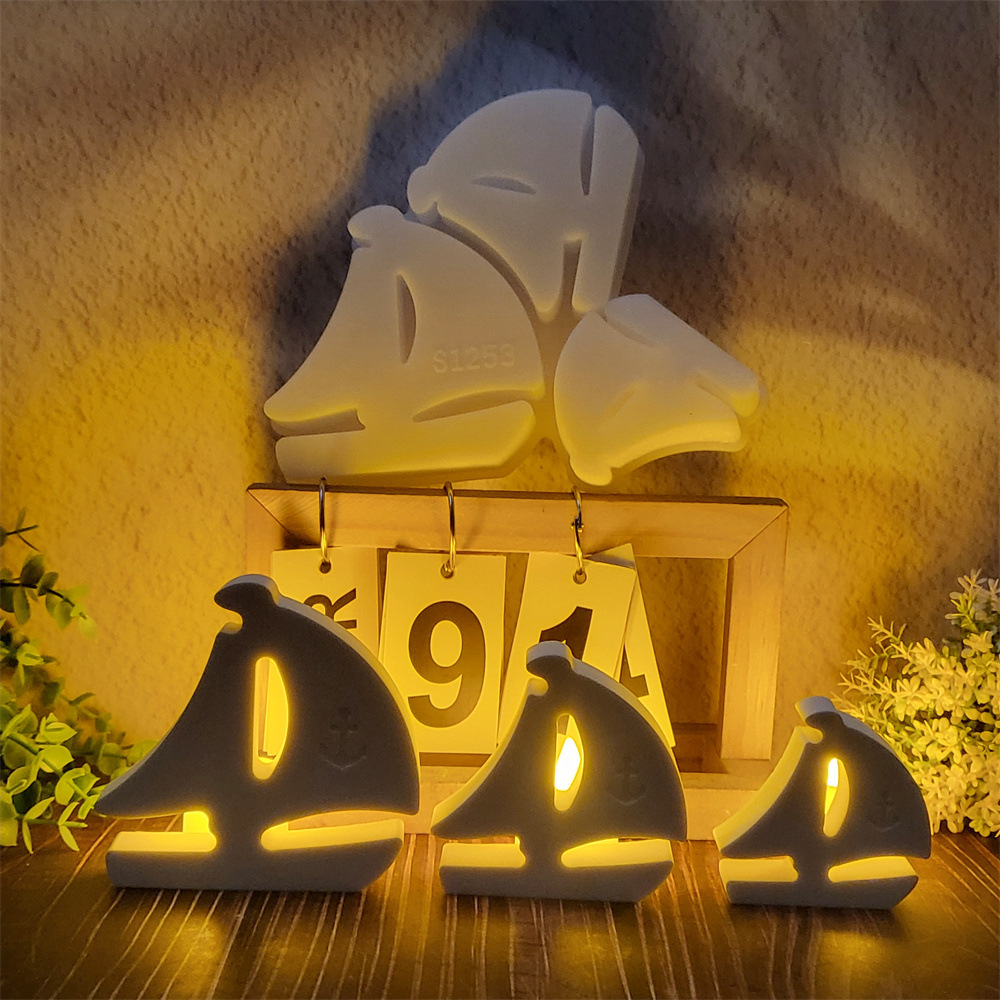 แม่พิมพ์ซิลิโคนเรือใบ 3 มิติ ส - Candle Lighter บทวิจารณ์และราคา