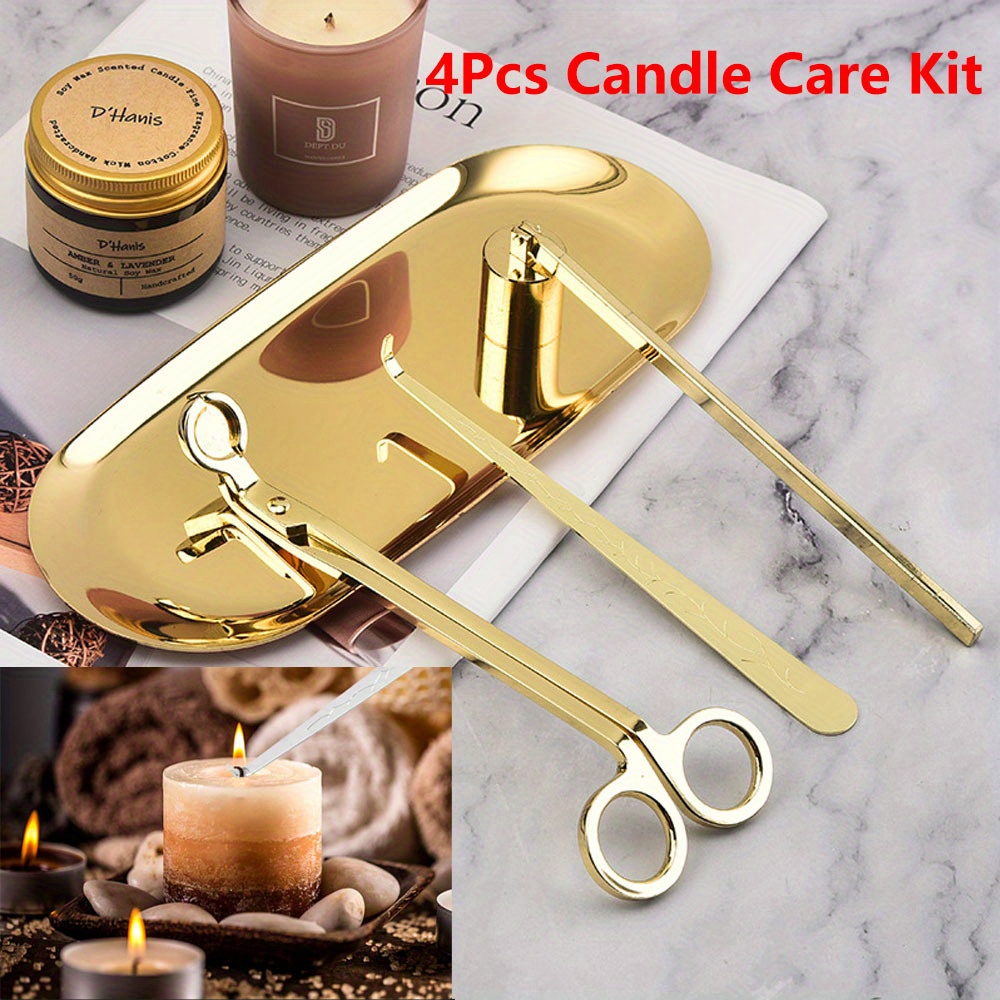 4 ชิ้น/เซ็ตหรูหราเทียนชุดดูแลส - Candle Wick บทวิจารณ์และราคา