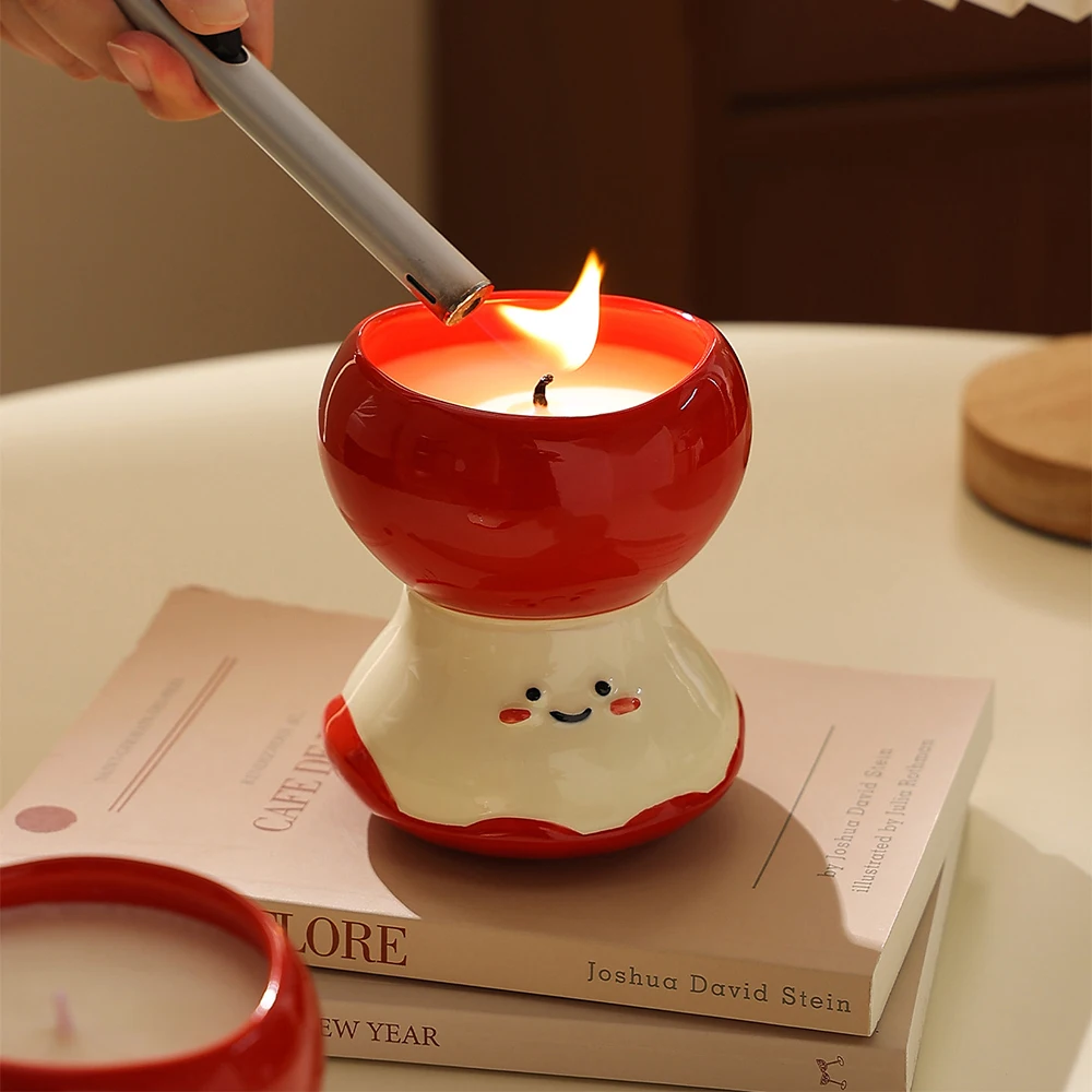 เทียนหอมรูปแอปเปิลน่ารัก คุณภา - Soy Wax บทวิจารณ์และราคา