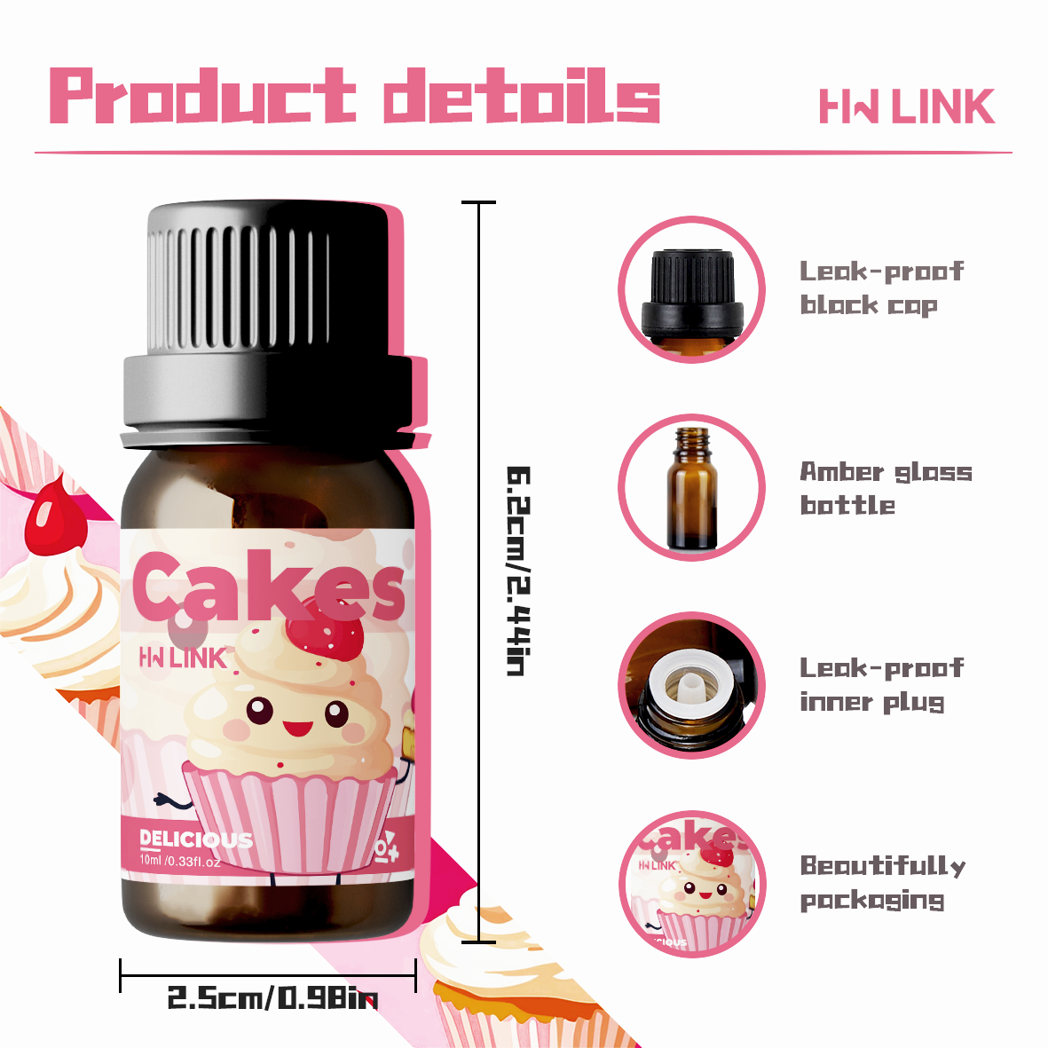 น้ำมันหอมกลิ่นเค้ก 10 มล. สำหร - Candle Fragrance บทวิจารณ์และราคา