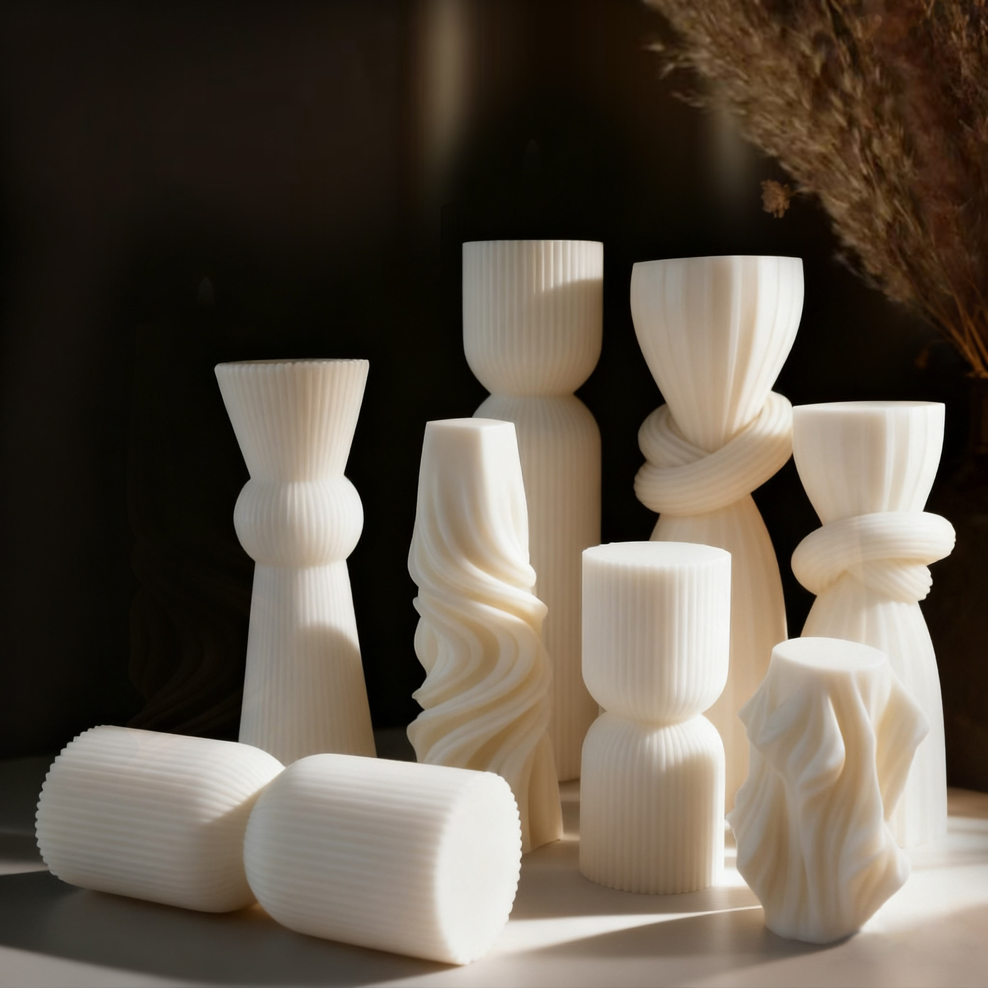 เทียนหอมกลิ่นหอมสไตล์นอร์ดิกมิ - Candle Molds บทวิจารณ์และราคา
