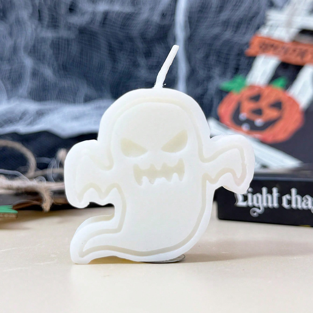 เทียนหอมรูปฟักทองโครงกระดูกฮาโ - Soy Wax บทวิจารณ์และราคา